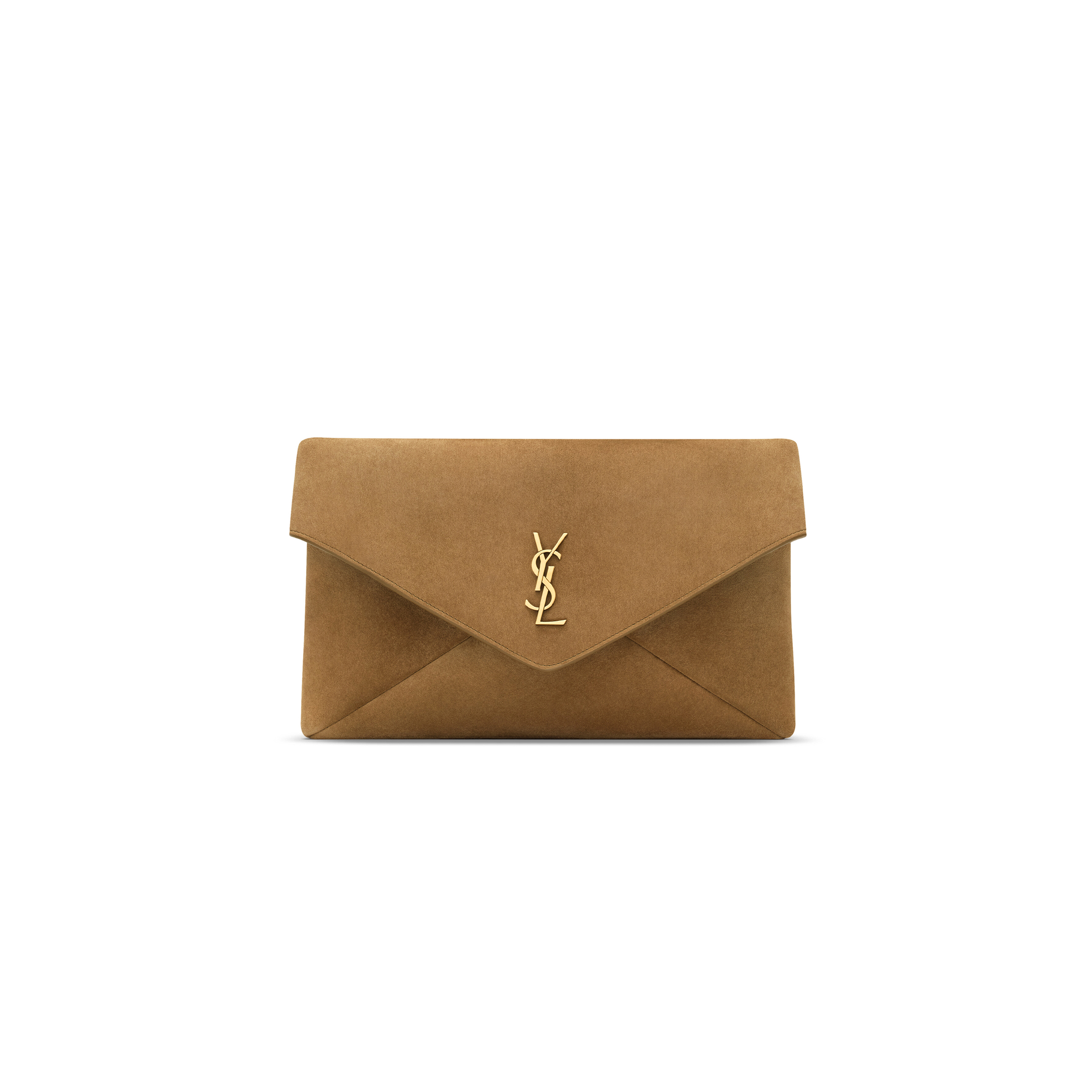 YSL CASSANDRE LARGE ENVELOPE POUCH IN SUEDE 7693071U80W3194 (29.5*18*4.5cm) YSL CASSANDRE LARGE ENVELOPE POUCH IN SUEDE 7693071U80W3194 (29.5*18*4.5cm)